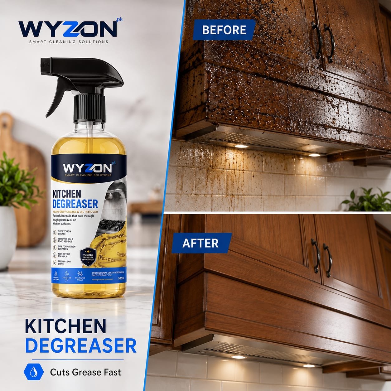 Bundle of 3 - Kitchen & Home Degreaser