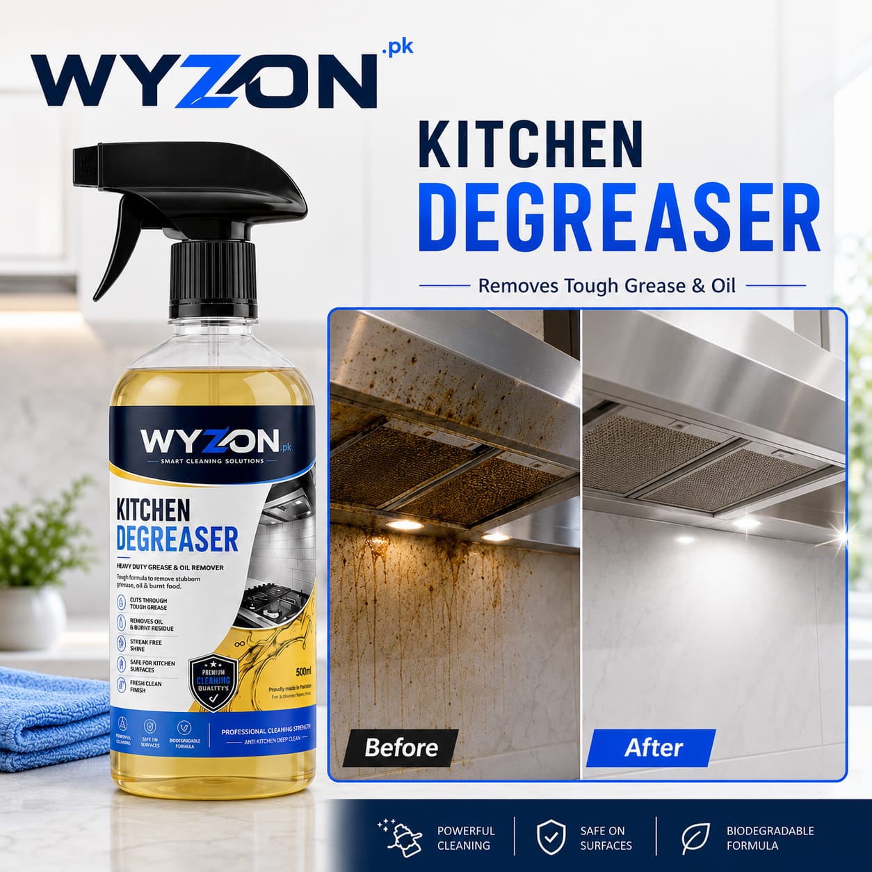 Bundle of 3 - Kitchen & Home Degreaser